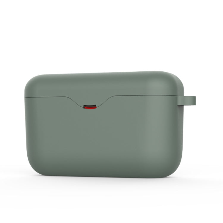 2 PCS Liquid Silicone Protective Cover Case for Sony WF-H800, Colour:  Green