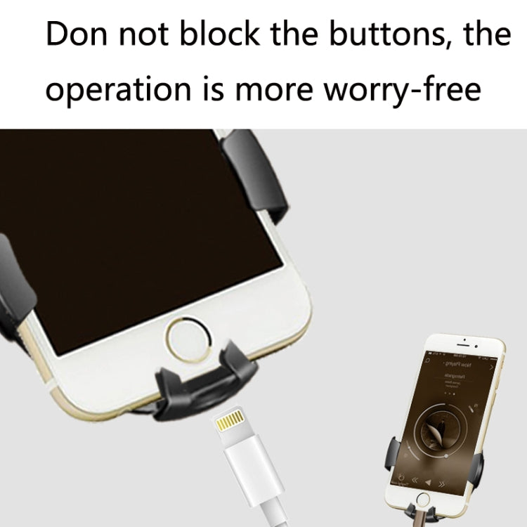 Car Air Outlet Metal Navigation Gravity Phone Holder(Silver)