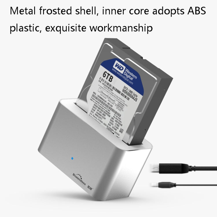 Blueendless 2.5 / 3.5 Inch Universal Hard Drive Base USB3.0 To SATA Hard Drive Case, US Plug(HD01HUB)