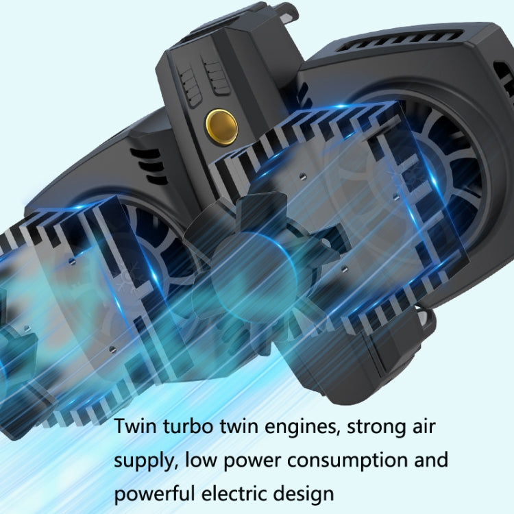 Phone Radiator Semiconductor Fast Cooling Game Live Phone Back Clip Radiator(K4 Silver)