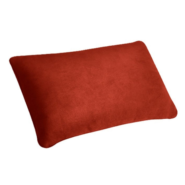 Car Suede Soft Elastic Lumbar Pad