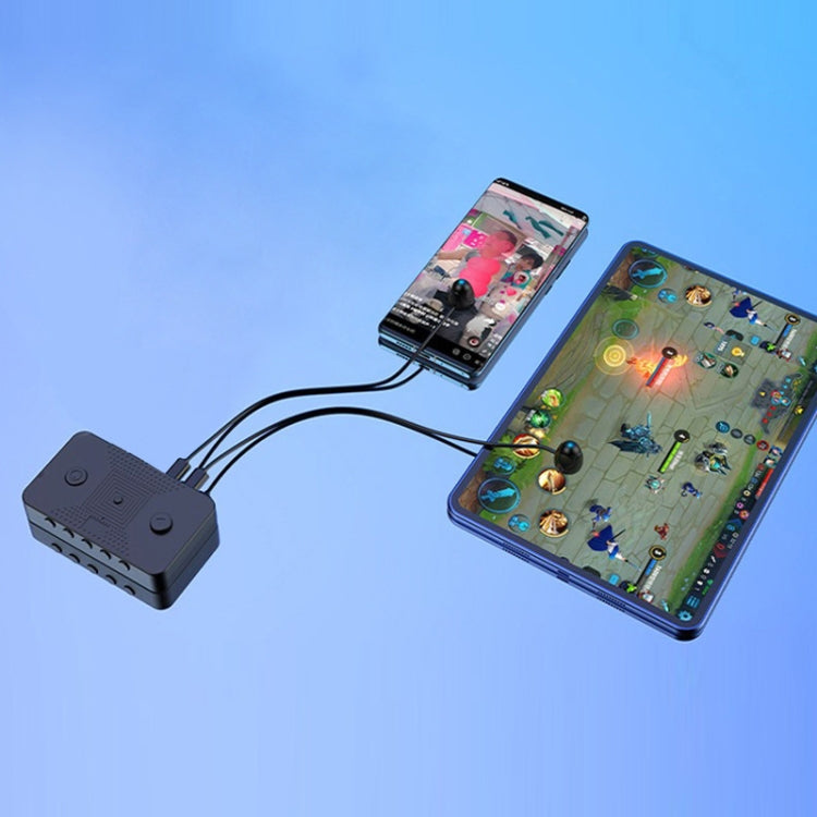 Five Speeds Adjustable Lazy Live Broadcast Like Device Automatic Screen Clicker, Specification: One Machine Two Head