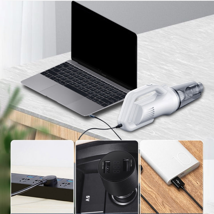 Basic 2 Section 7.4V Car Home High Suction Handheld Mute Wireless Vacuum Cleaner