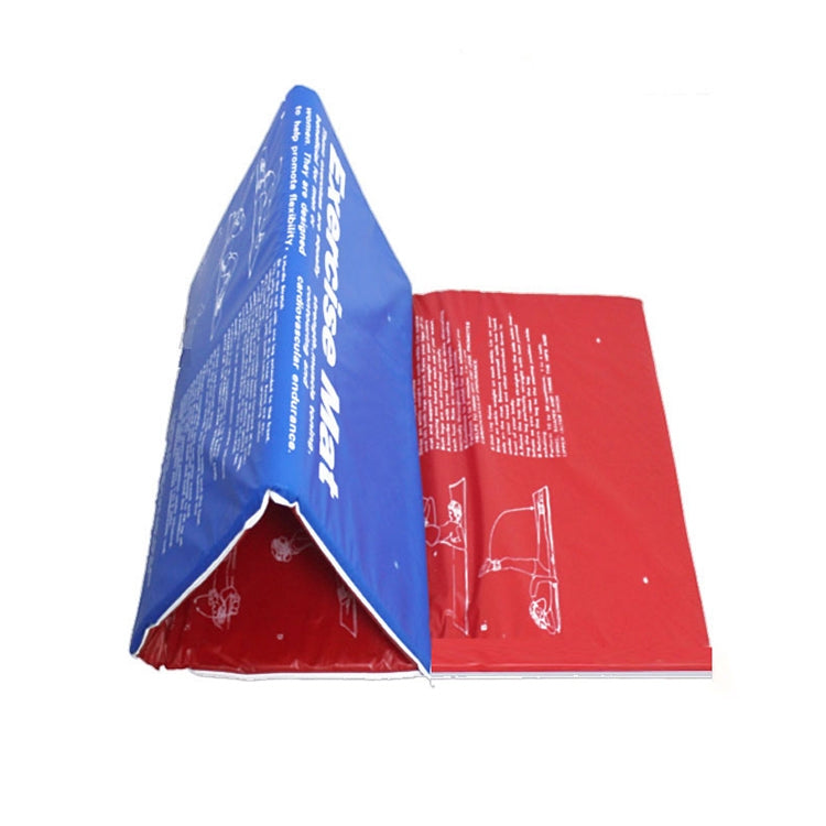 Foldable Fitness Exercise Gymnastics Mat School Gym Sit-Up Sponge Mat, Specification: 180x60x3cm