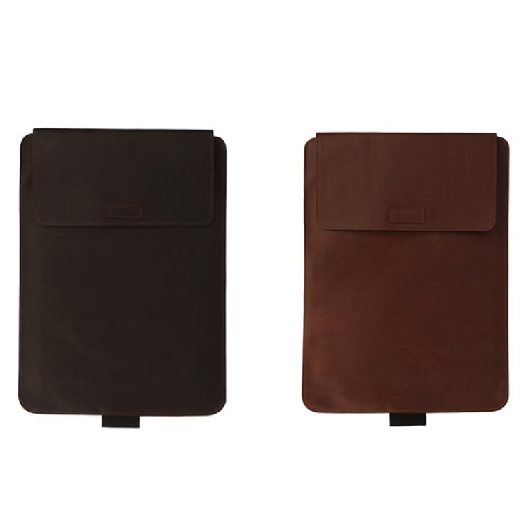 4 in 1 13.3 inch Notebook Retro Cowhide Protective Cover Set