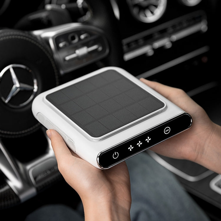 G1 Display Screen Solar Car Air Purifier USB Formaldehyde Odor Removal Purifier