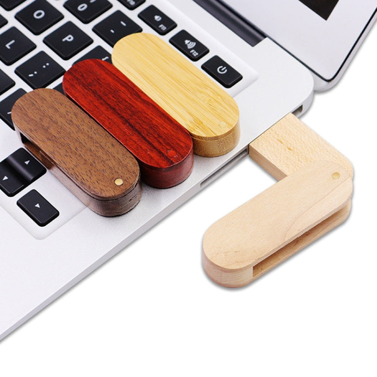 USB 2.0 Wooden Rotating U Disk, Capacity: 128GB