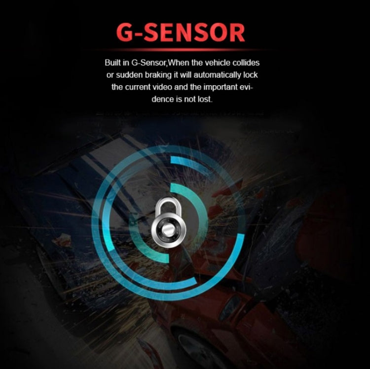 3 Inch Car Dual Recording 1080P HD Night Vision Driving Recorder