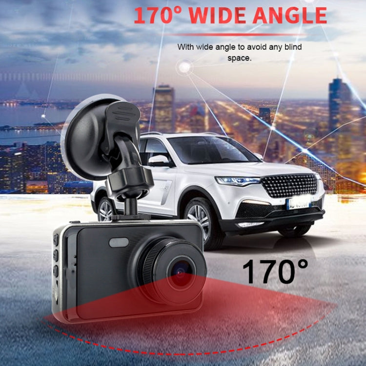 3 Inch Car Dual Recording 1080P HD Night Vision Driving Recorder