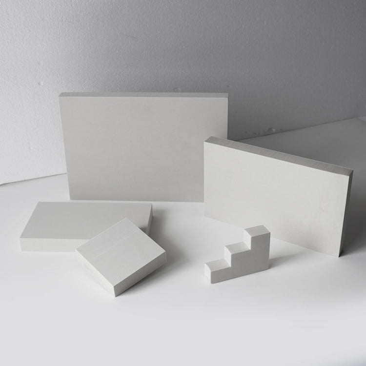 Geometry Photo Props Shooting Photography Decoration Square 5 in 1 Set (White)