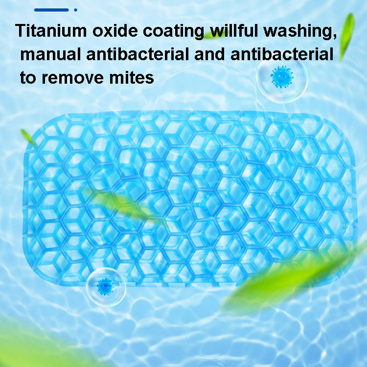 2 PCS TPE Pressure-Free Mouse Hand Wrist Support Game Office Breathable Washing Massage Wrist Pad(Blue)