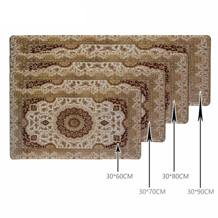 2 PCS Personality Retro Pattern Mouse Pad Office Game Keyboard Anti-Skid Pad, Dimensions: Not Overlocked 300 x 700mm