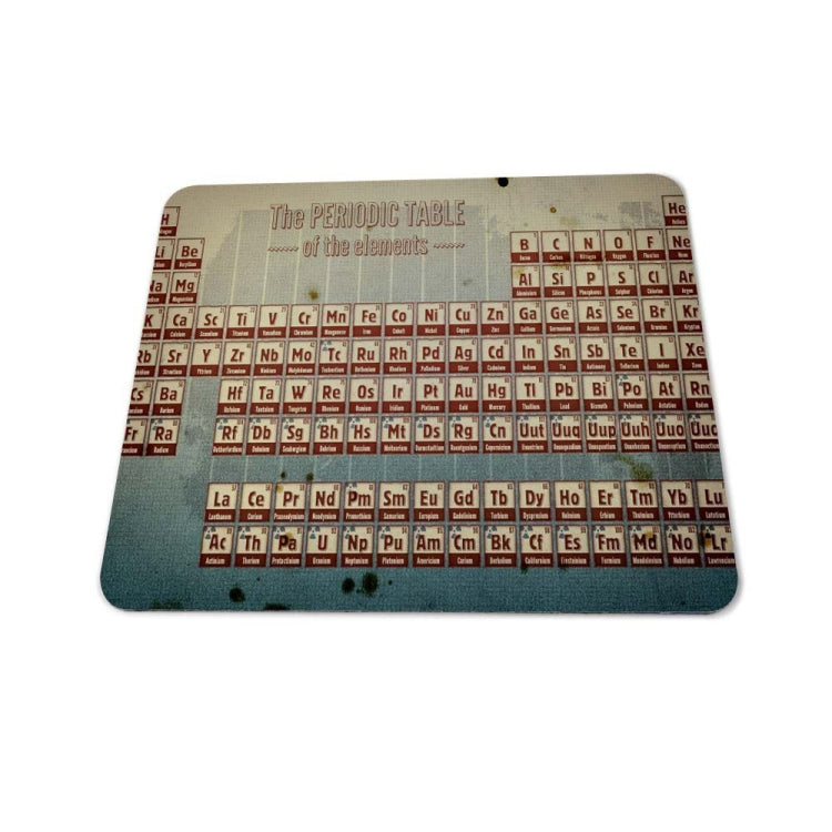 3 PCS Periodic Table Of Chemical Elements Rectangular Mouse Pad Creative Office Learning Non-Slip Mat, Dimensions: Not Overlocked 180 x 22mm