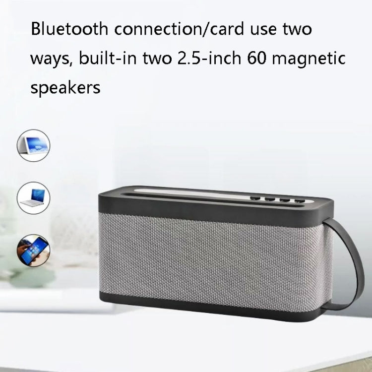 Outdoor Portable High Power Stereo Audio Wireless Bluetooth Speaker Support TF Card