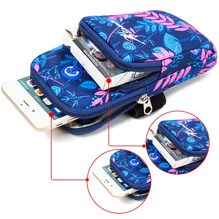 2 PCS B031 Running Mobile Phone Sports Arm Bag Outdoor Sports Fitness Mobile Phone Bag Wrist Bag