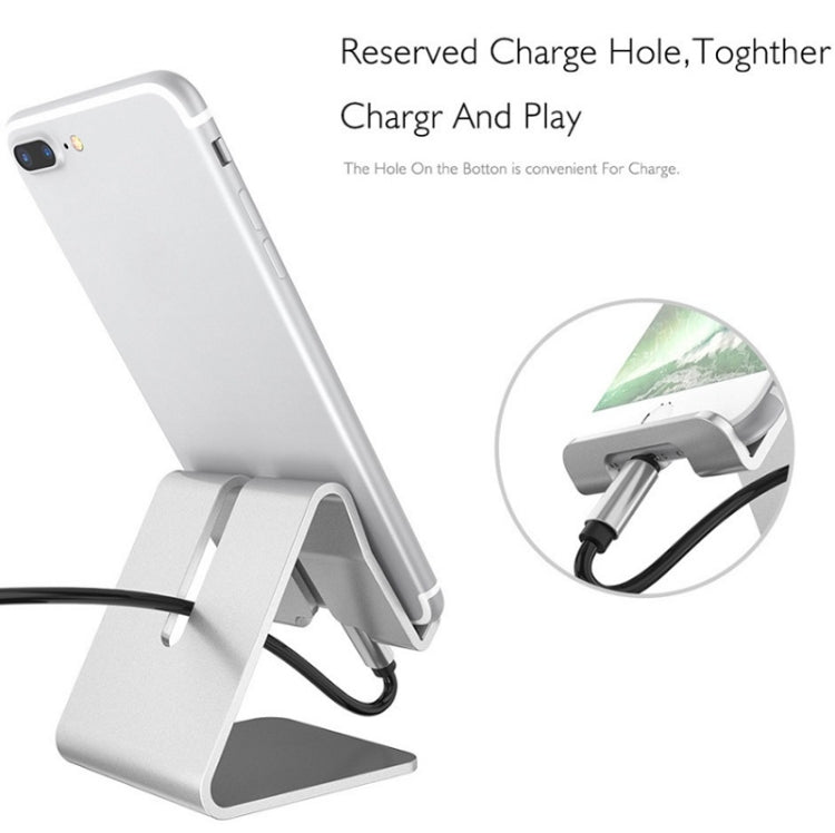 4 PCS Z1 Portable Desktop Phone Stand Lazy Tablet Stand, Colour: Aluminum Alloy(Rose Gold)