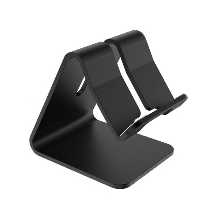 4 PCS Z1 Portable Desktop Phone Stand Lazy Tablet Stand, Colour: Aluminum Alloy(Black)