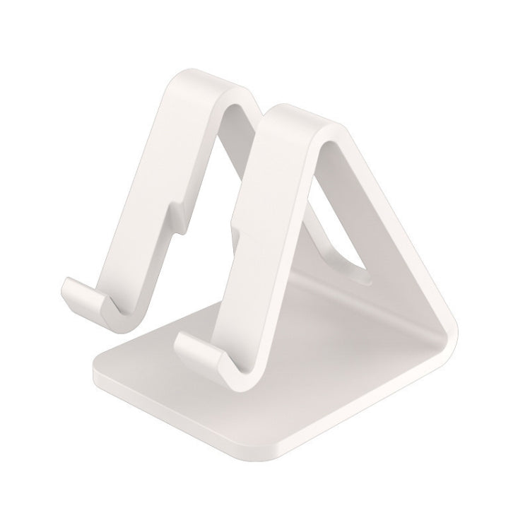 4 PCS Z1 Portable Desktop Phone Stand Lazy Tablet Stand, Colour: Plastic(White)