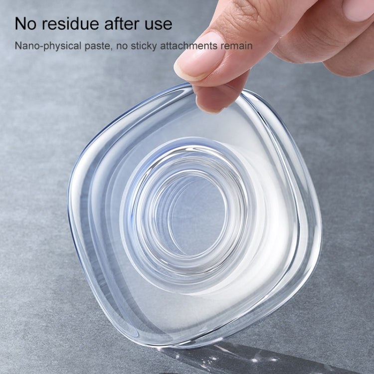 Oatsbasf 03546 Portable Data Cable Storage Bracket Sticky Lazy Bracket(Transparent)