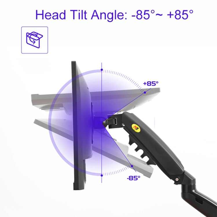 Monitor Desktop Bracket Up And Down Lifting Television Bracket H100 Column