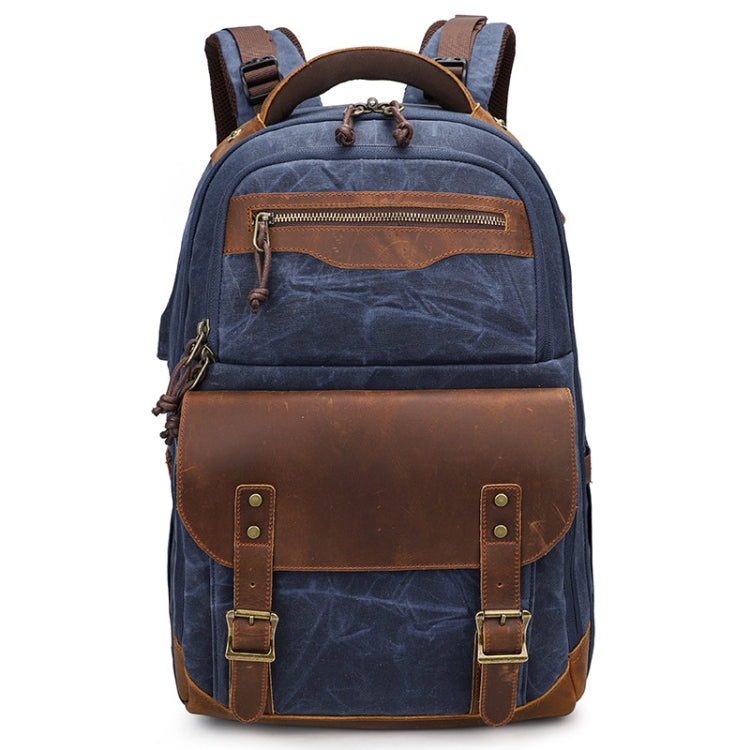 K813 Retro SLR Camera Bag Canvas Shoulder Computer Camera Bag