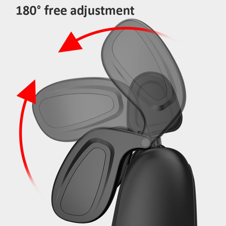 Car Side Sleeping Headrest Adjustable Car Neck Pillow(Black)