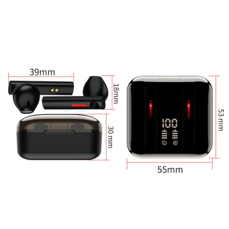 T13 TWS Digital Display Wireless In-Ear Sports Bluetooth Earphones Support Touch Control