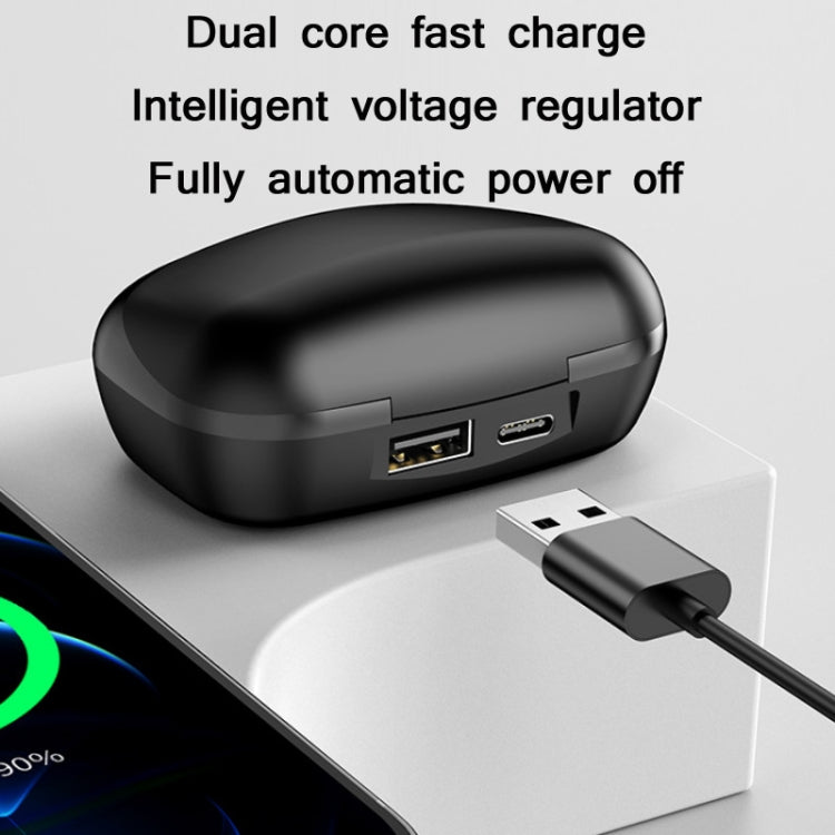 TWS-24 Bluetooth 5.0 Wireless Noise Cancelling Waterproof Touch Control Mini Earphone Support Voice Assistant