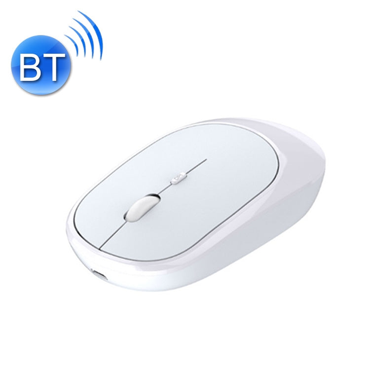 M030 4 Keys 1600DPI Laptop Office Mute Mouse, Style: Bluetooth (White)