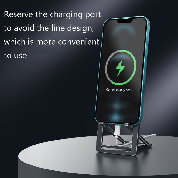 HZ10 Slim Portable Desktop Live Stand Multifunctional Folding Mobile Phone Holder