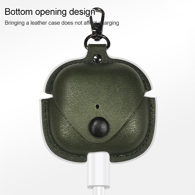 PU Leather Protective Case with Metal Buckle for AirPods 3