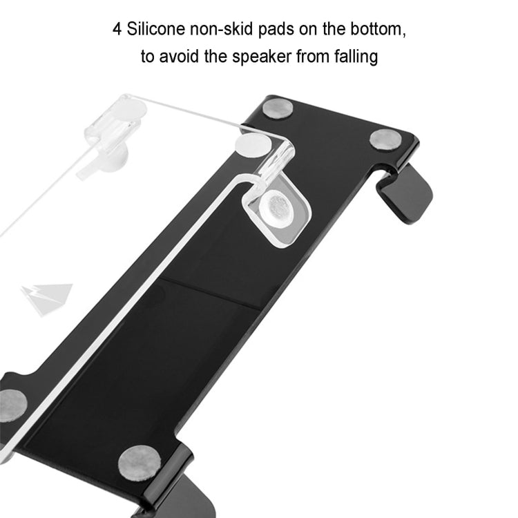 Universal Desktop Anti-Vibration Storage Bracket Non-Slip Acrylic Bracket for Bluetooth Speaker