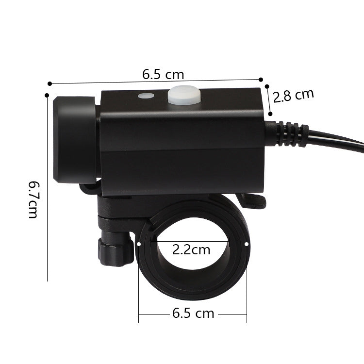 C082 Motorcycle Mobile Phone Charger Waterproof USB Charger With Switch Indicator