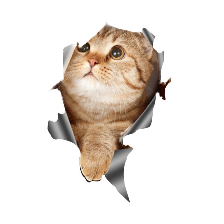 Style 2 Small 3D Stereo Cat Car Sticker Car Body Scratches And Occlusion Stickers