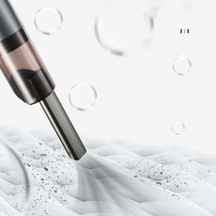 MD034 Car Vacuum Cleaner Wireless High Power Strong Suction Small Vacuum Cleaner(Grey)