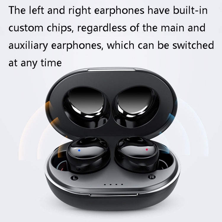 C5M Wireless Mini Bluetooth Headset Sports Game Non-Delayed Headphones(Black)