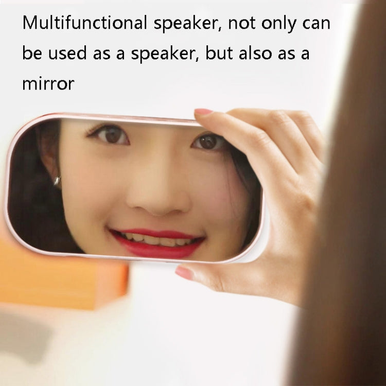 S2 Desktop Alarm Block Bluetooth Speaker Home Mirror Audio Support FM / TF Card