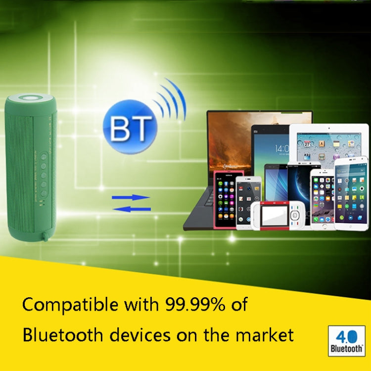 T2 Car Cylindrical Small Speaker with Flashlight Desktop Bluetooth 4.0 Wireless Speaker