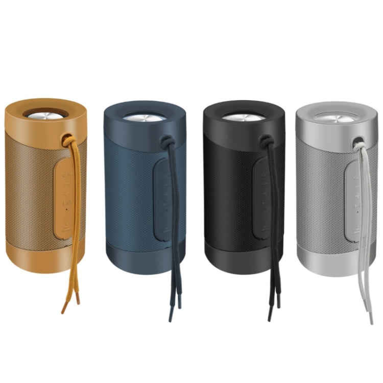 Mini Wireless Bluetooth Speaker Outdoor Subwoofer Portable Card Desktop Audio, Colour: Normal Silver Gray