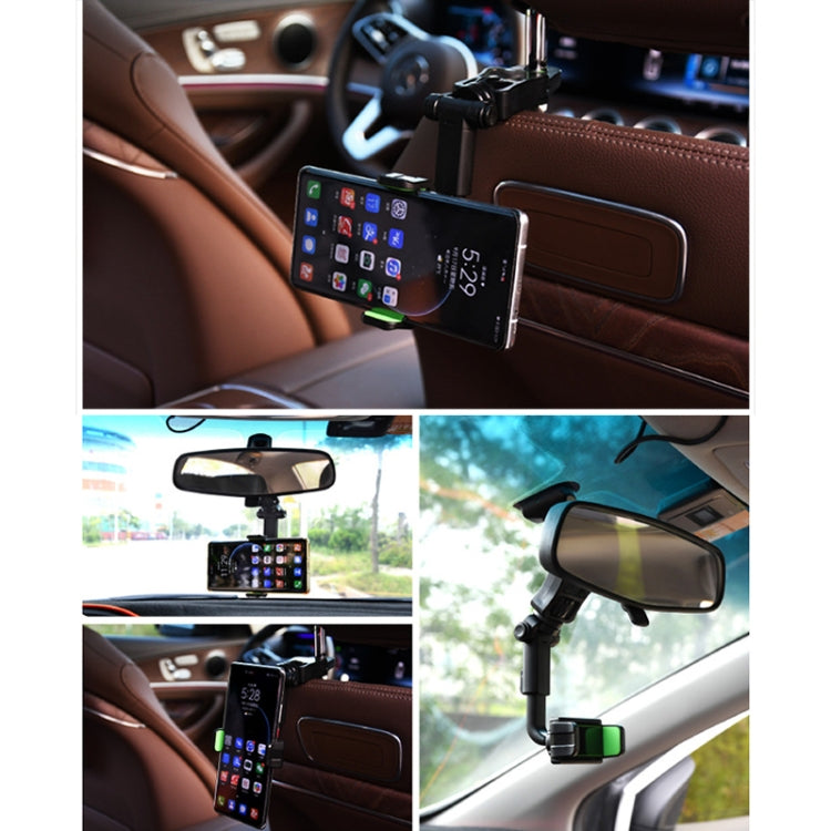 H02 Car Rearview Mirror Mobile Phone Holder Pillow Universal Car Mobile Phone Holder