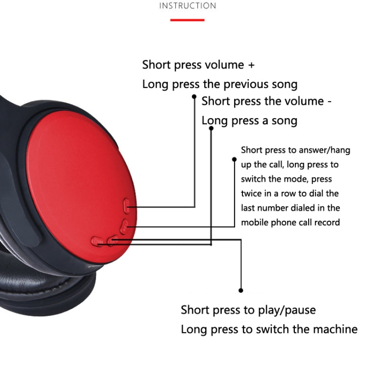 B30 Bluetooth 4.2 Subwoofer Wireless Sports Headset Support TF Card
