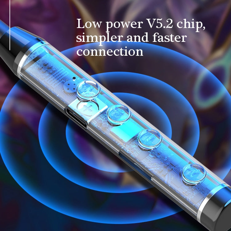 D08 Bluetooth 5.2 Sports Wireless Earphone Neck-mounted In-Ear Headset