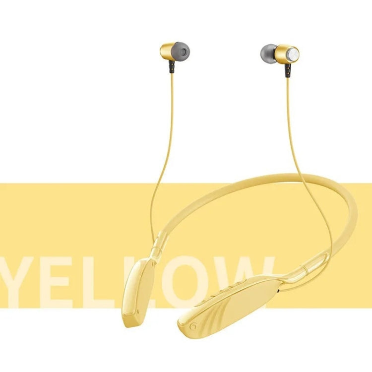 D01 Macaron Neck-mounted Wireless Bluetooth Earphone Noise Cancelling Sports Headphones Support TF Card