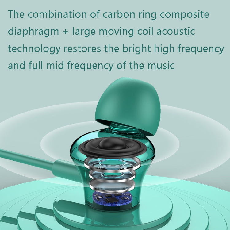 I35 Wireless Sports Bluetooth Earphones In-Ear Noise Cancelling Neck-mounted Headphones(Pink)