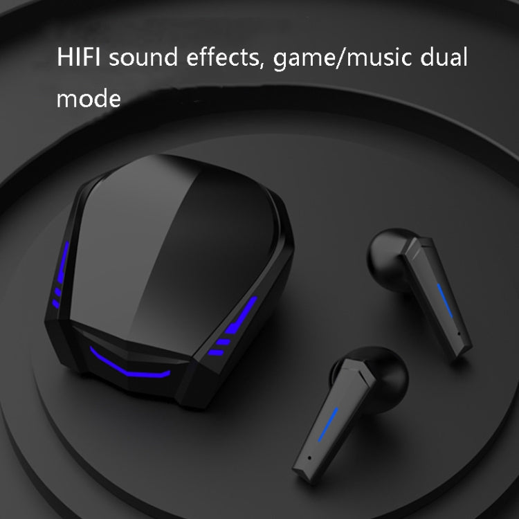 F1 TWS Low Latency Bluetooth 5.0 Wireless Gaming Headphone
