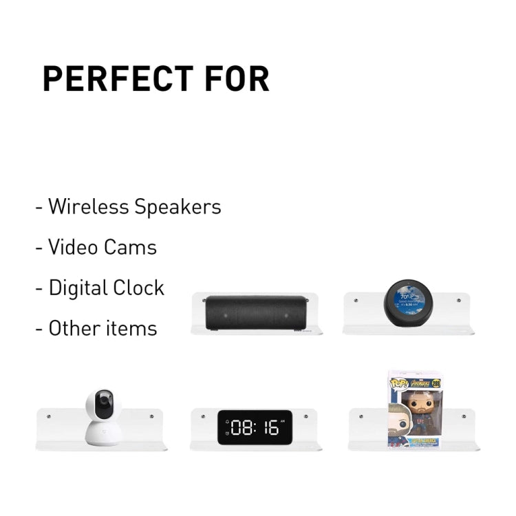 4 PCS Household Speaker Wall Bracket Surveillance Camera Bracket