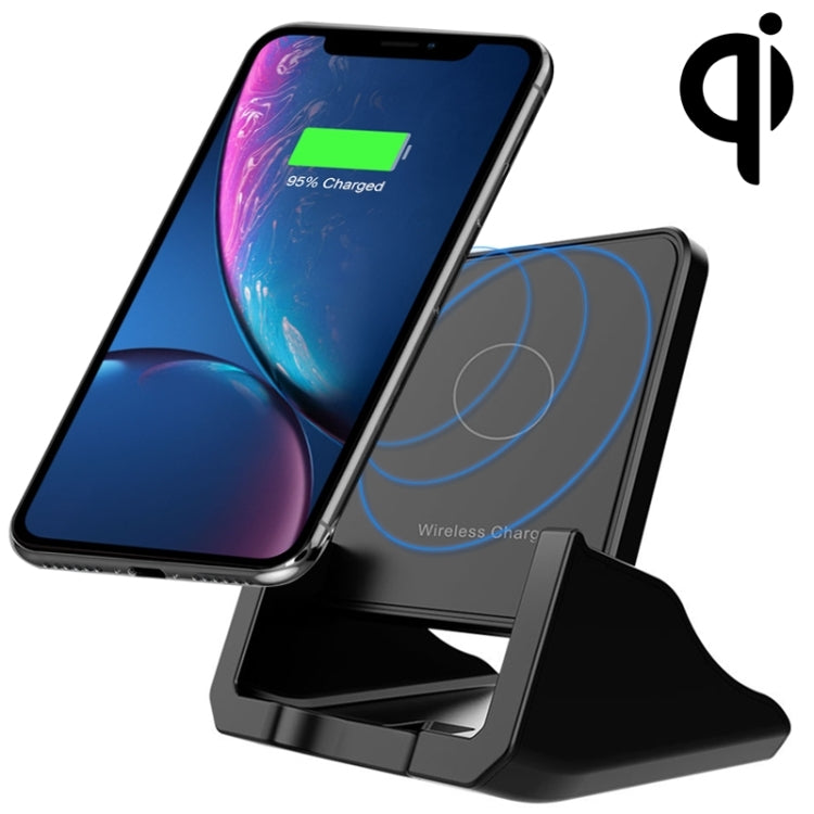 A9189 10W Vertical Wireless Fast Charger with Detachable Mobile Phone Holder
