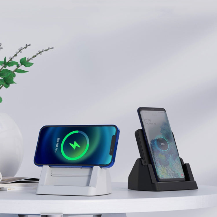 928 Universal Full-Featured Vertical Wireless Charger 15W (Pink)