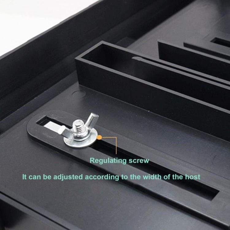 ZJ008 Computer Host Bracket with Brake Movable Tray