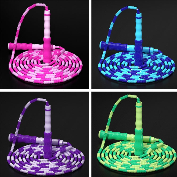 2 PCS 2.8m Children Bamboo Joint Skipping Rope, Style: